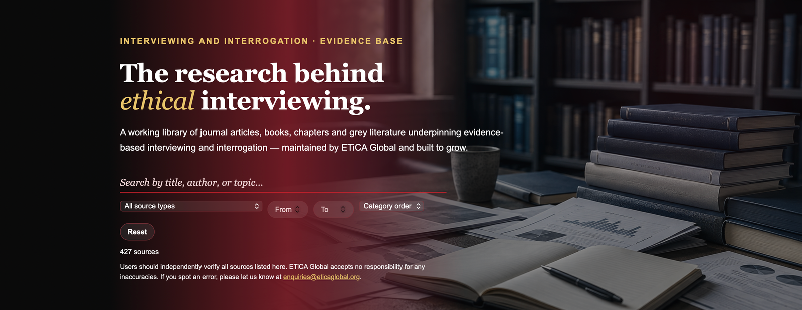 ETiCA Global literature library